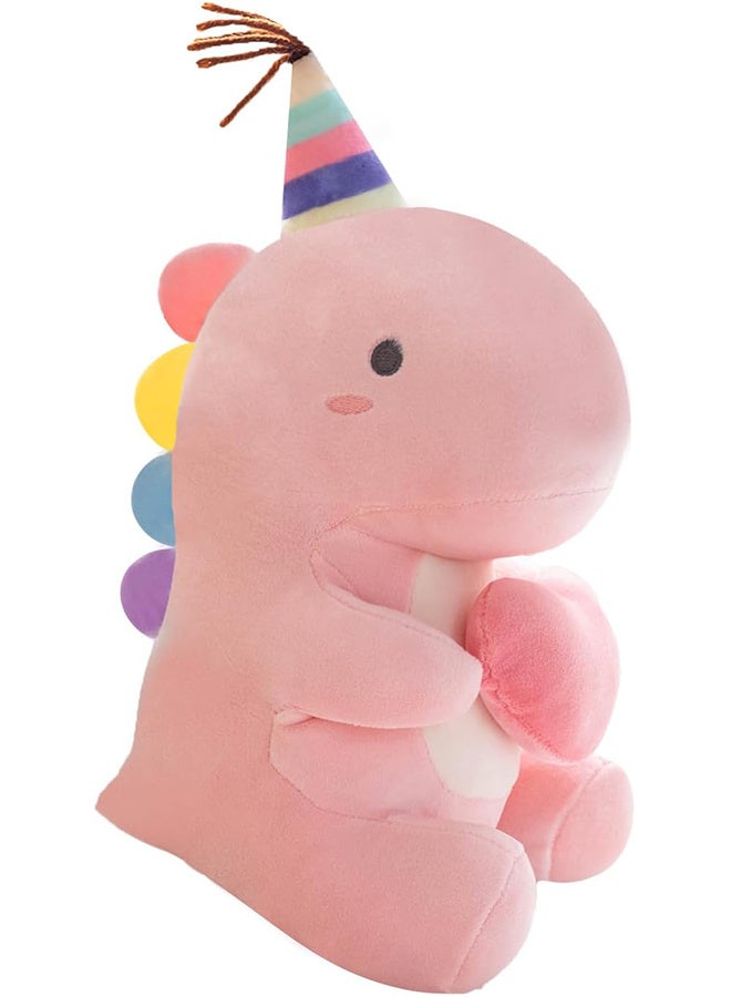 رات سو لعبة ديناصور محشوة، دمية ديناصور محشوة 30 سم، دمية ديناصور محشوة ناعمة ولطيفة ورومانسية هدية رائعة - Image 1