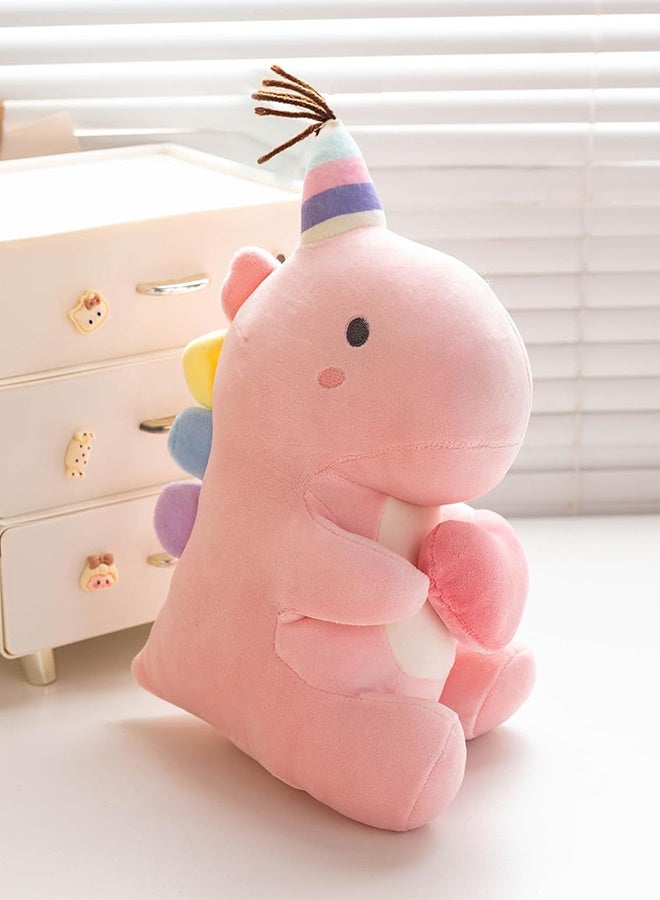 رات سو لعبة ديناصور محشوة، دمية ديناصور محشوة 30 سم، دمية ديناصور محشوة ناعمة ولطيفة ورومانسية هدية رائعة - Image 2