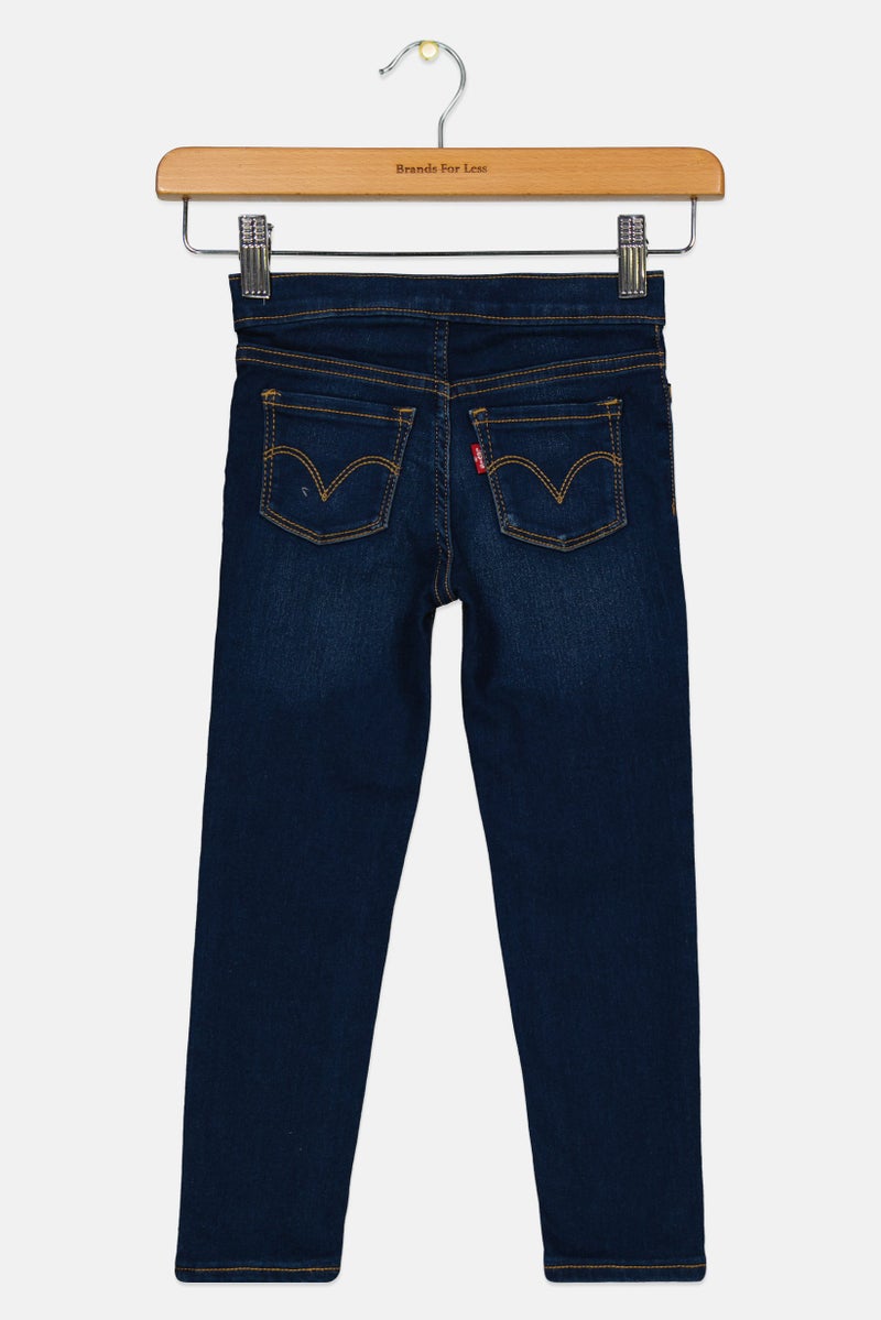 Levi's Kid Girls Pull On Stretchable Jeans, Blue  - Image 2
