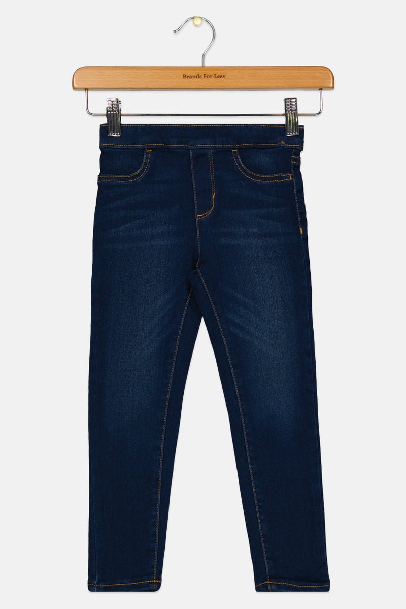 Levi's Kid Girls Pull On Stretchable Jeans, Blue  - Image 1