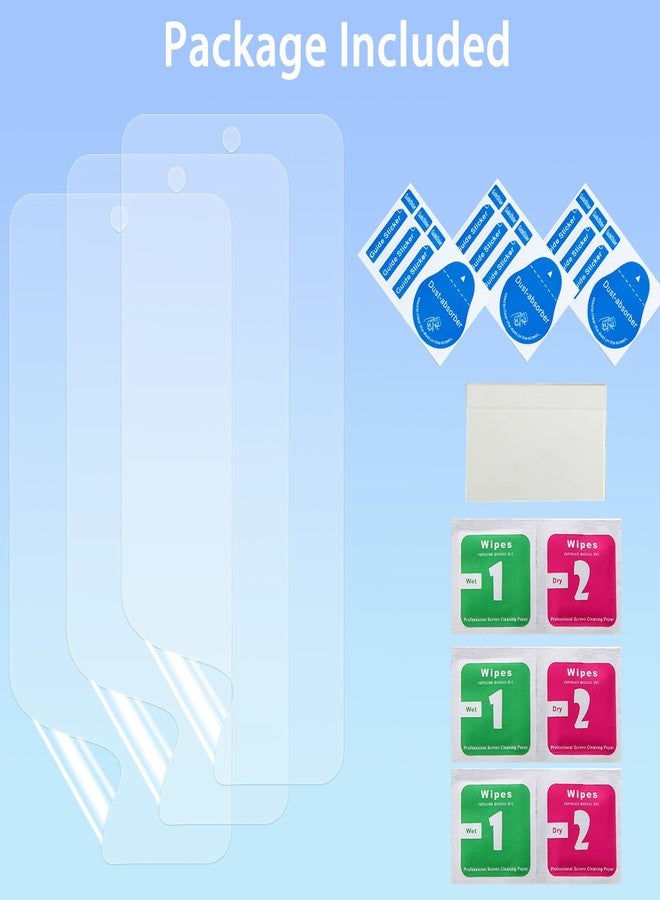 LOOKSEVEN 3 Pack Hydrogel Film For Samsung Galaxy A71 5G 6.7 inch, Transparent Soft TPU Screen Protector, High Sensitivity Protective Film (Not Tempered Film) - Image 5
