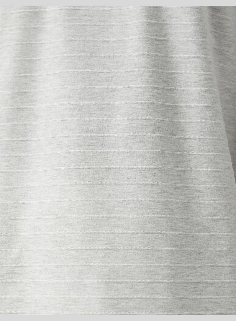 KOTON Slim Fit Striped Basic T-Shirt