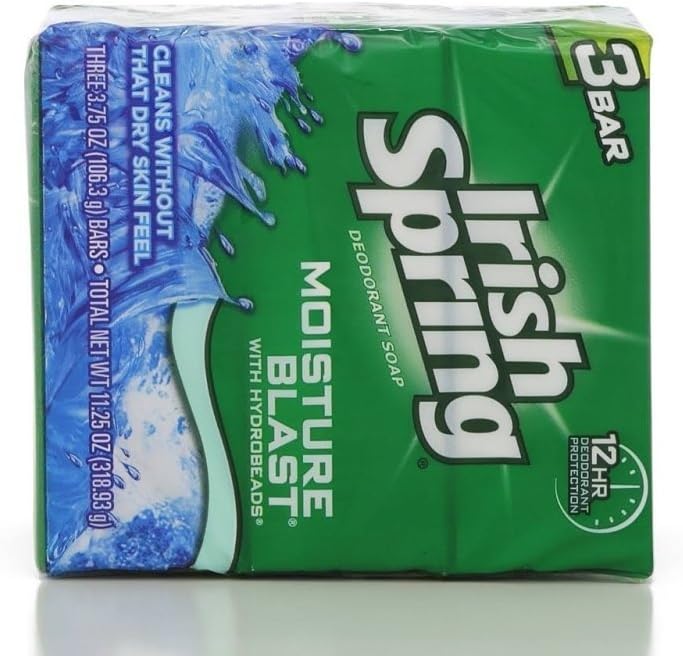 Irish Spring Moisture Blast Deodorant Soap - 3 Pack of 4 oz Bars - Image 3