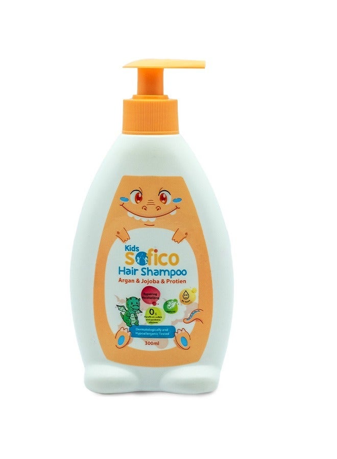 SOFICO Kids Hir Shampoo Argan & Jojoba & Protien 300ml  - Image 1