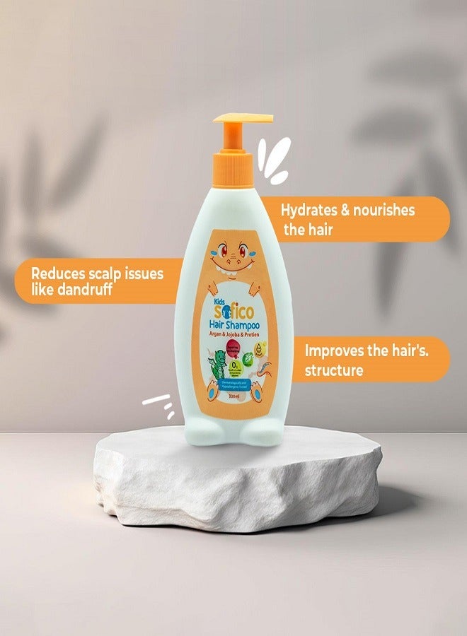 SOFICO Kids Hir Shampoo Argan & Jojoba & Protien 300ml  - Image 3