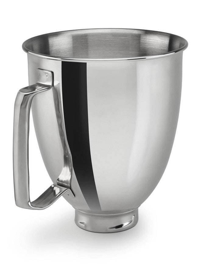 KitchenAid 3.5 Quart Polished Stainless Steel Bowl with Handle - KSM35SSFP - Image 1