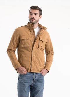Jacket Gabardine Men's - Head Cover  - CAMEL