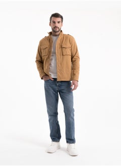clever Jacket Gabardine Men's - Head Cover  - CAMEL  - Image 3
