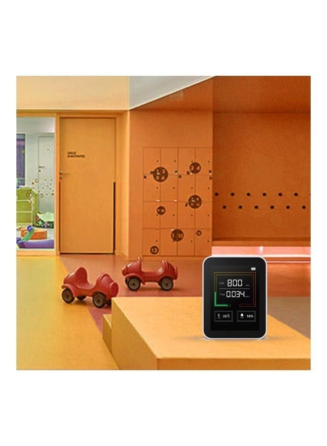 NIBEMINENT CO2 Concentration Carbon Dioxide Detector White 14.10x4.8x9.8cm  - Image 3