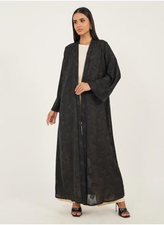 Styli Textured Regular Fit Long Sleeve Kimono  - Image 1