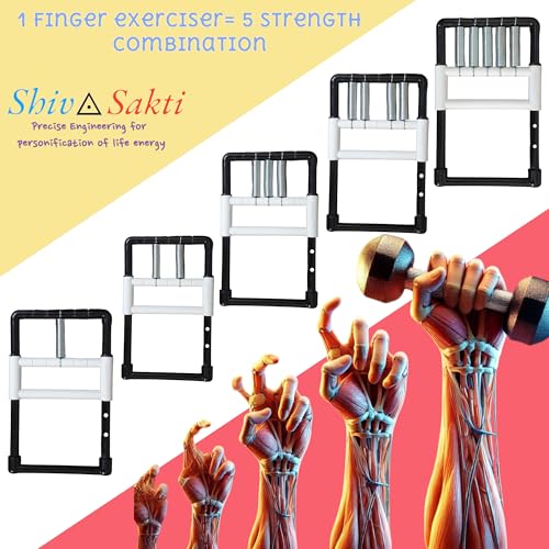SHIVSAKTI Finger Exerciser With Visual Biofeedback Therapy Benefit For Hand And Finger Muscle Strengthening, Rehabilitation And Physiotherapy Purpose - Image 4