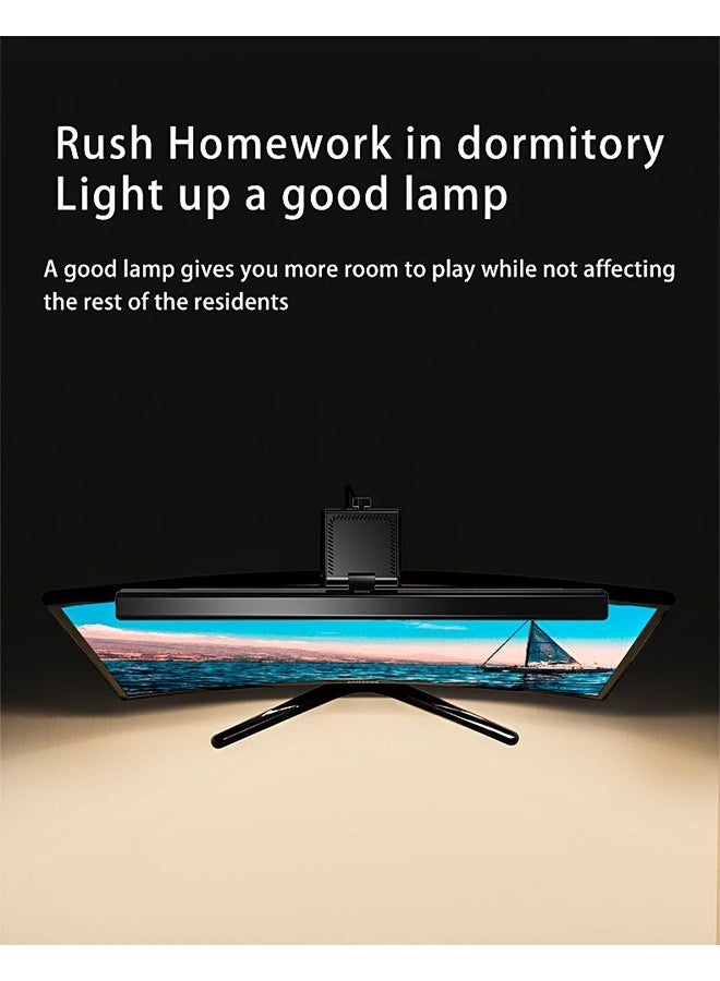 Monitor Light, LED Computer Monitor Lamp, Three lighting modes, Hue Adjustment Features, E-Reading USB Powered Lamp, Touch Control, for Desk/Gaming/Office, Complements With Backlight - Image 4