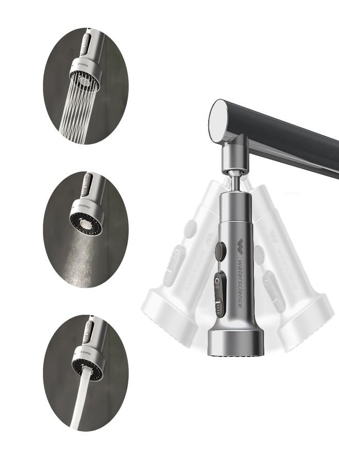 WaterScience Tap Extension for Kitchen Sink | 3 Flow Modes | Flexible Faucet Extender for Taps | Aerators for Water Tap | Upto 80% Water Saving - Wide - Image 1