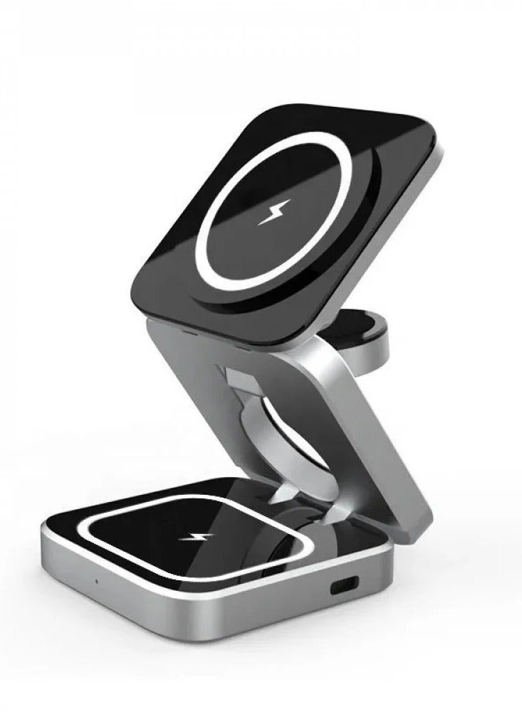 Denx Magnetic  Holder Wireless Fast Charger Type C Port 15 W - Image 2