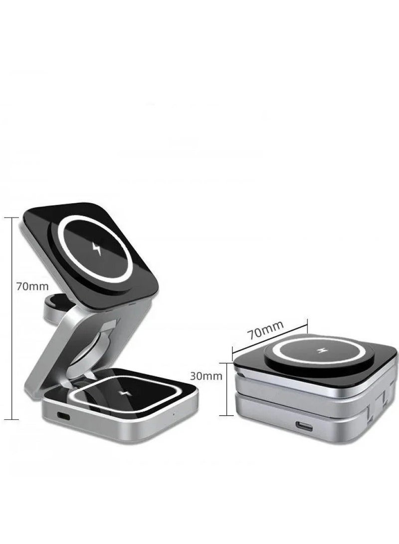 Denx Magnetic  Holder Wireless Fast Charger Type C Port 15 W - Image 4