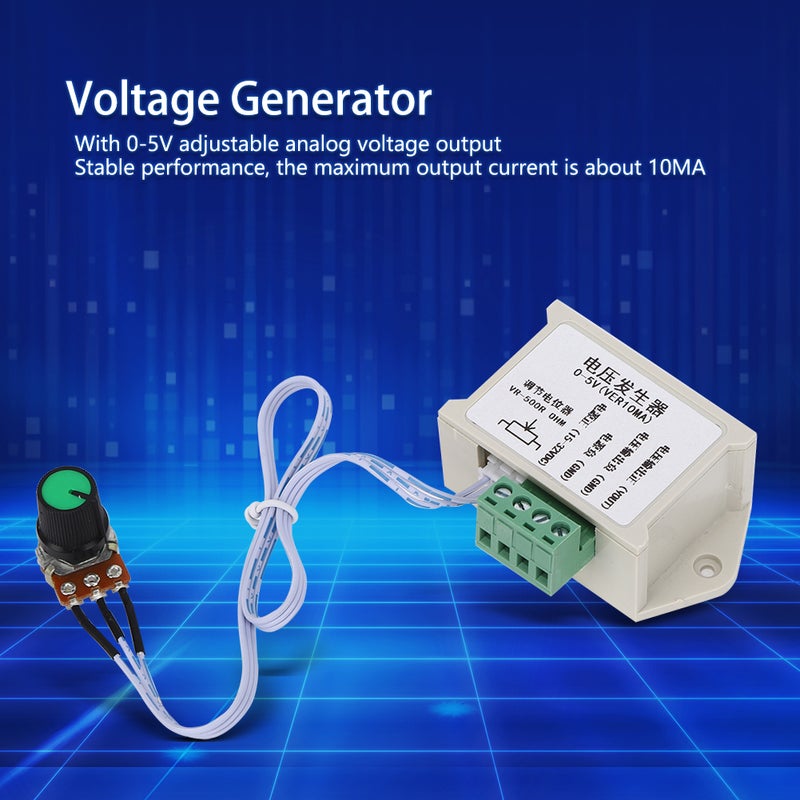 Voltage Regulating Generator Potentiometer Adjustable 0-5VDC for PLC Industrial Control - Image 3
