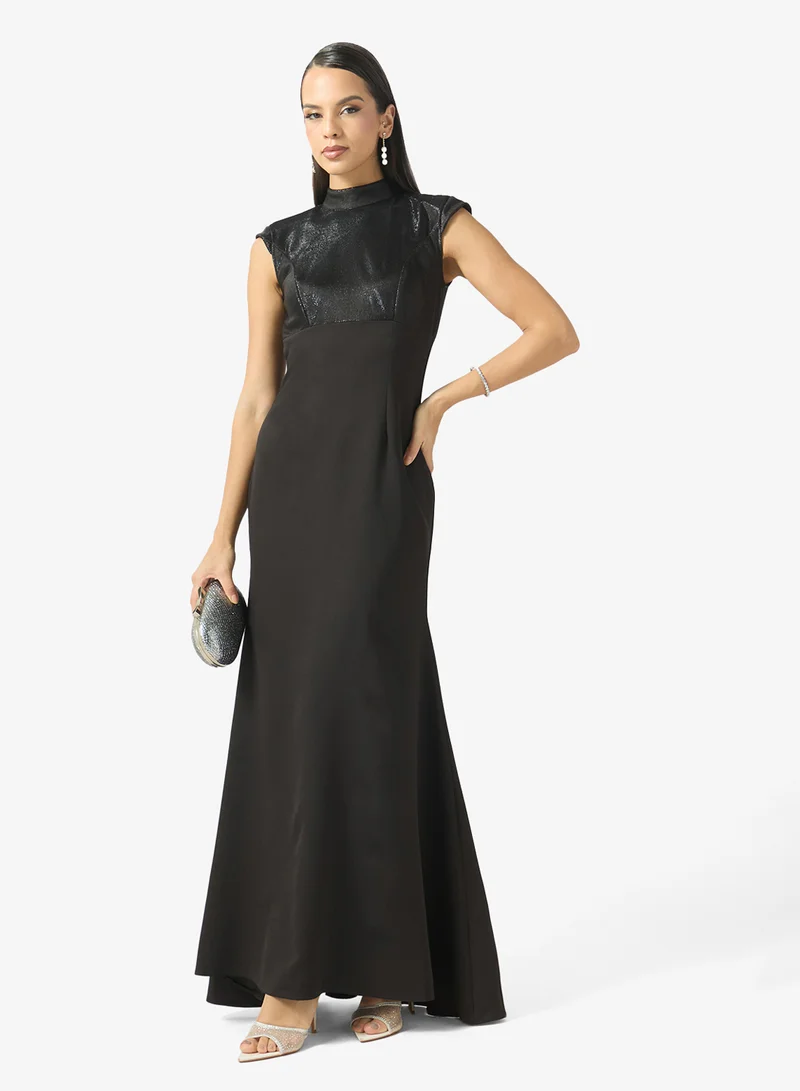 Namshi X  Shimmer Bodice Evening Dress for Women | Best Price UAE