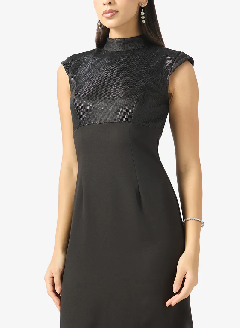 Namshi X  Shimmer Bodice Evening Dress for Women | Best Price UAE