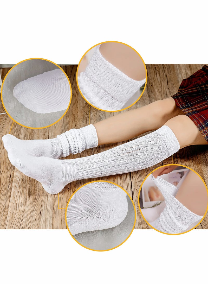 Excefore جوارب طويلة للنساء، جوارب طويلة حتى الركبة، جوارب جديدة ومضحكة، 3 أزواج - Image 5
