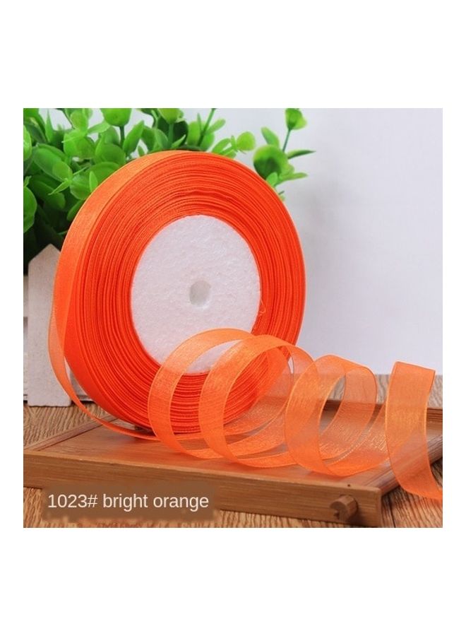 NIBEMINENT Gift Packaging Wedding Decoration Tape Orange 