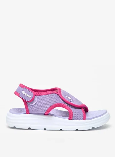 Kappa Girl's Colourblock Sandals with Hook and Loop Closure