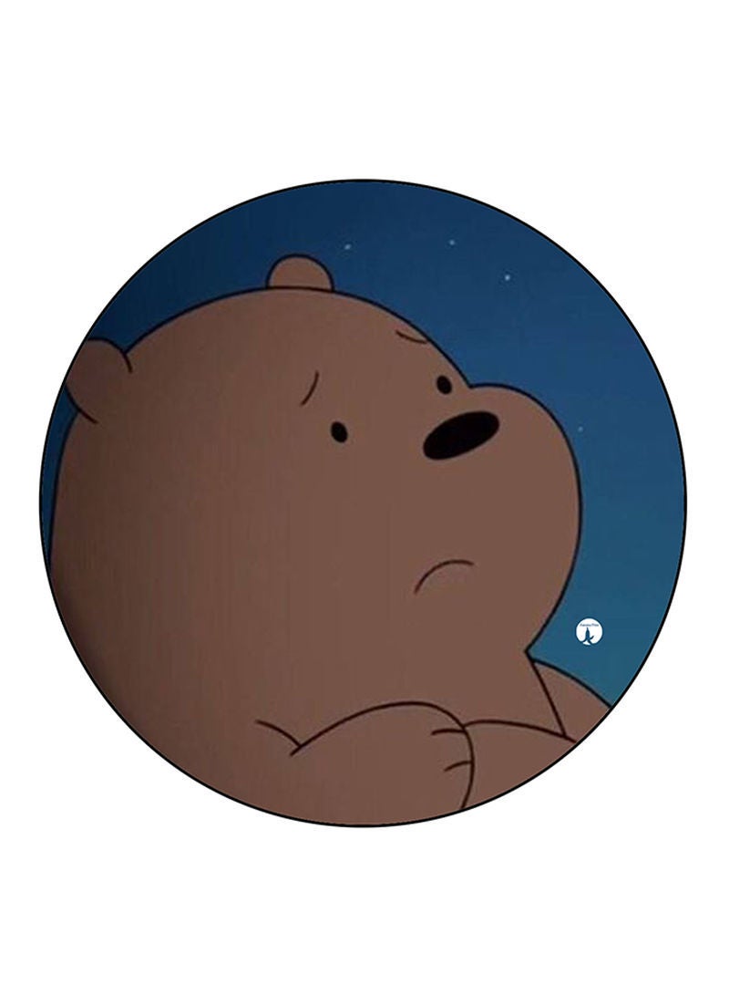 We Bare Bears Printed Mouse Pad Multicolour
