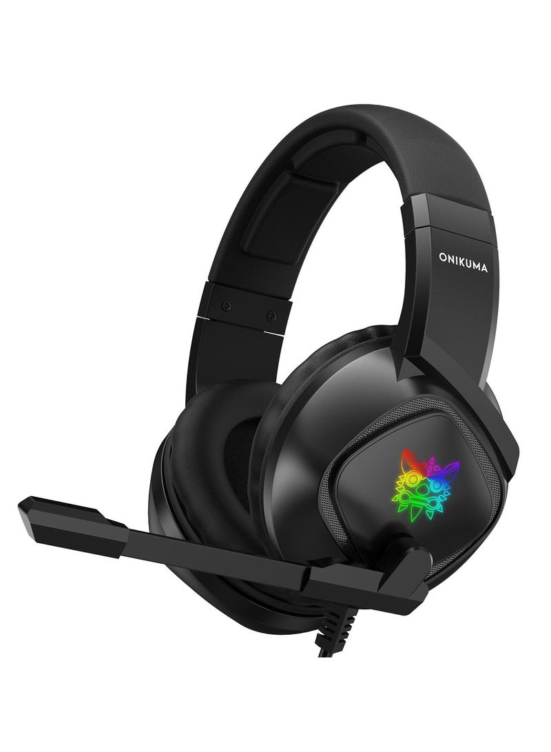أونيكوما K19 PS4 سماعة الألعاب كاسك السلكية PC سماعات ستيريو سماعات مع ميكروفون - Image 1