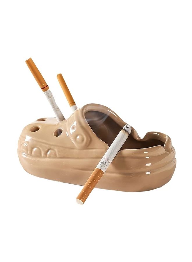 1 Unique Ceramic Clog Ashtray Assorted Varieties Simulated Everyday Tool Design Perfect Home Office Hotel Decor Valentine New Year Gift Spring Festival Collectible - Image 4
