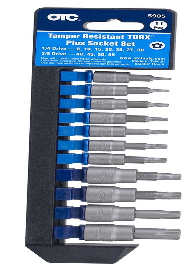 OTC 5905 11 Piece Tamper-Resistant TORX Plus Socket Set - Image 1
