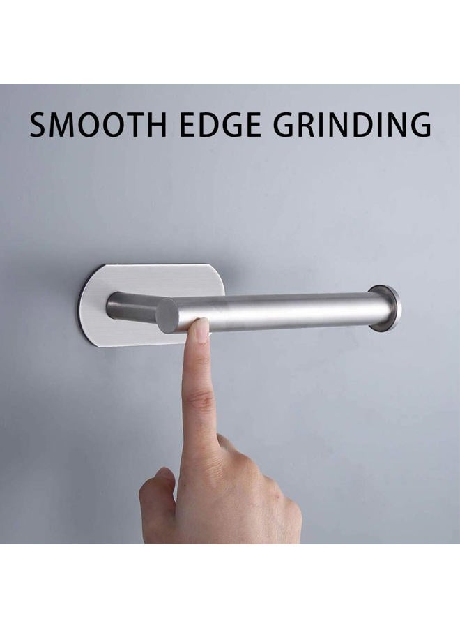 DGWHYC Toilet Paper Holder 3M Toilet Paper Holder no Drilling for Bathroom and Washroom SUS304 Stainless Steel Brushed Nickel (Silver) DG-TPA22 - Image 5