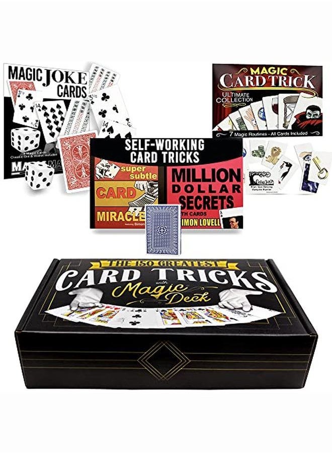 MAGIC MAKERS - 150 Greatest Card Tricks Magic Kit - Image 1