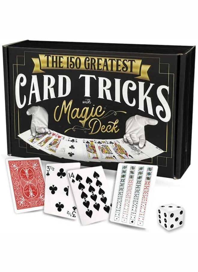 MAGIC MAKERS - 150 Greatest Card Tricks Magic Kit - Image 1