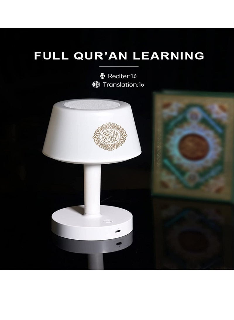 ELTRAZONE Table Lamp Quran Speaker,Muslim Bluetooth Speaker,Digital Speaker with Remote&Mobile App Night Light Desk Lamp for Kids - Image 2