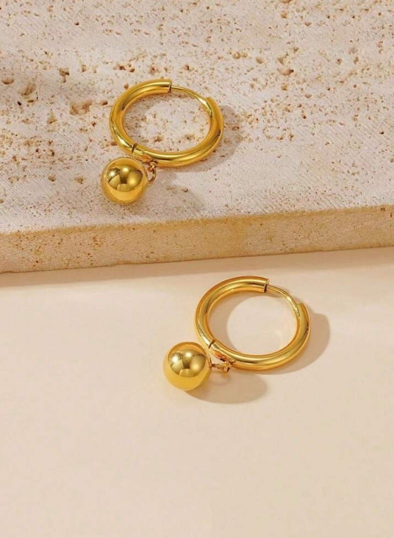 إيكوال حلق اذن نسائي من الاستانلس ستيل دائري أنيق وعالي الجودة - Image 5