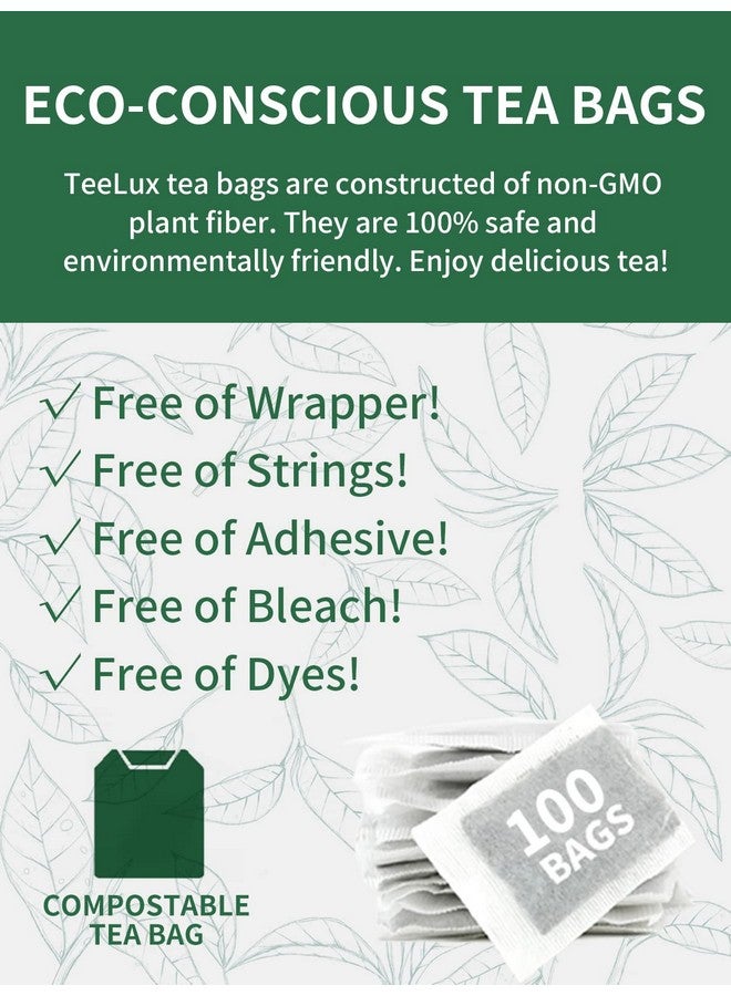 TeeLux Green Tea Bags, Natural Pure Green Tea, Super Antioxidant, Caffeinated, 100 Count Tea Bags to Support Overall Health - Image 5