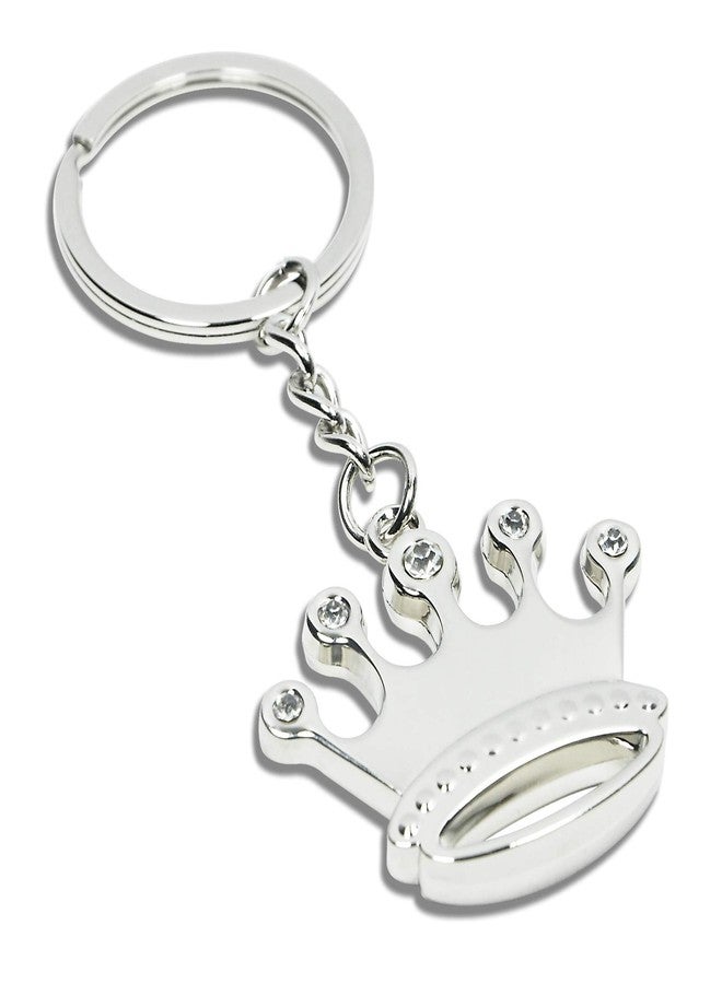 Elechobby Cute Stainless Pendant Keyring for Bag or Purse Keychain for Girlfriend (crown) - Image 1