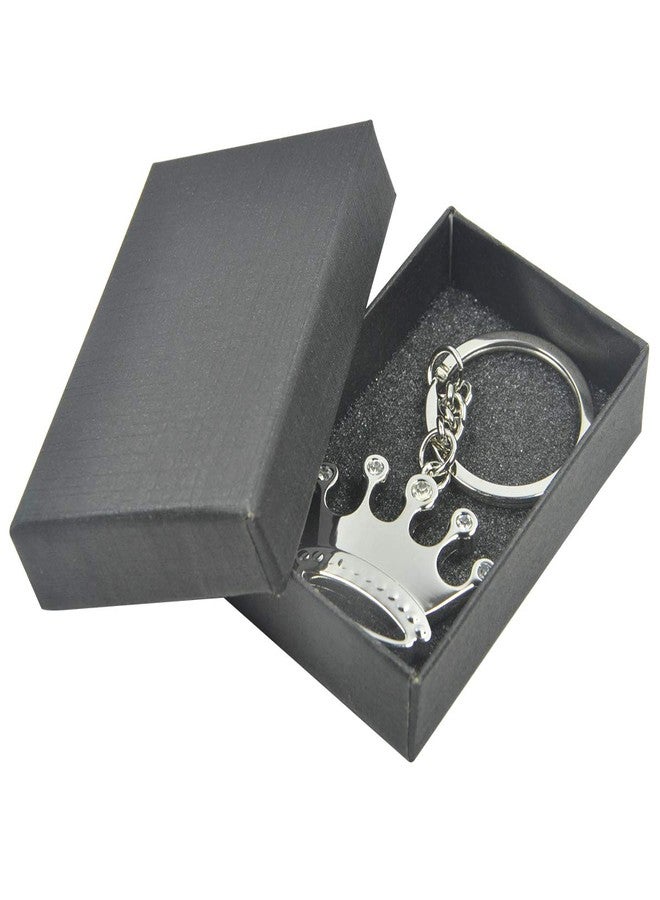 Elechobby Cute Stainless Pendant Keyring for Bag or Purse Keychain for Girlfriend (crown) - Image 4