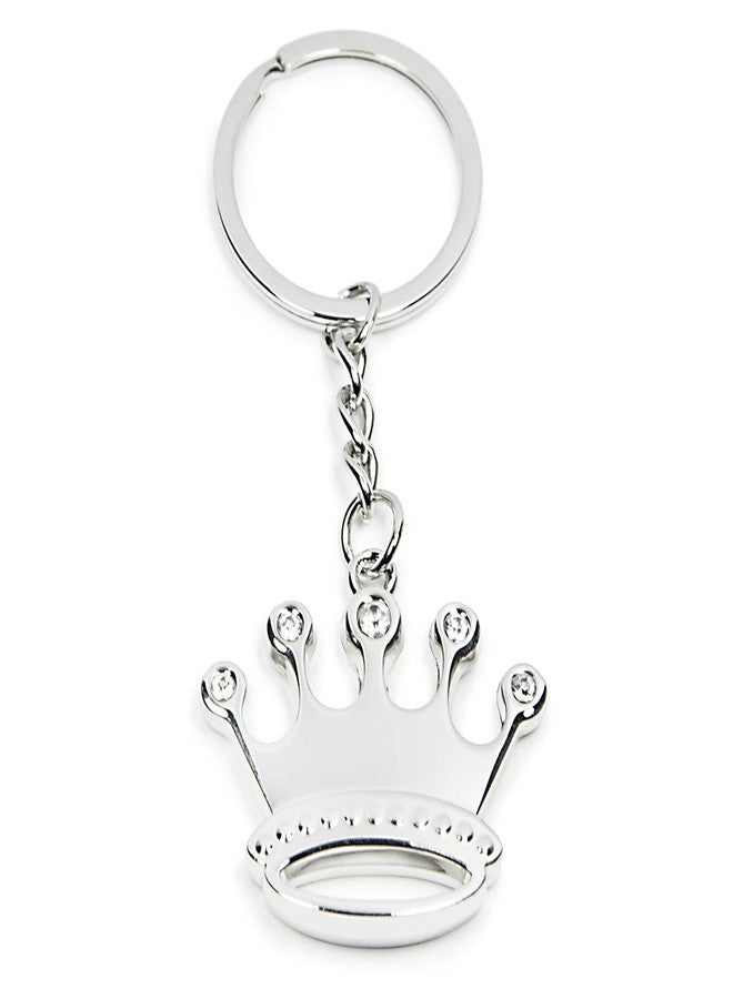 Elechobby Cute Stainless Pendant Keyring for Bag or Purse Keychain for Girlfriend (crown) - Image 2