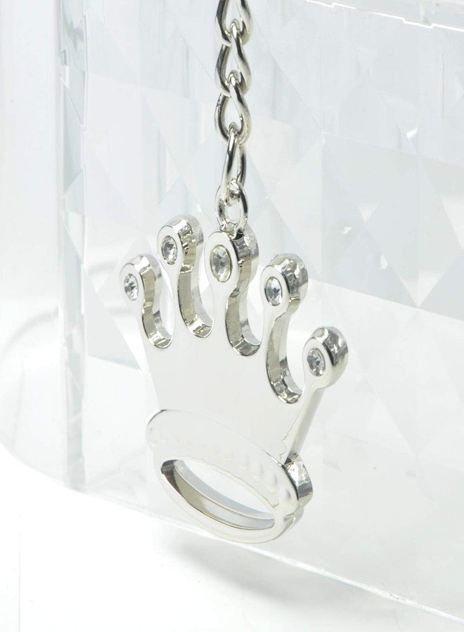 Elechobby Cute Stainless Pendant Keyring for Bag or Purse Keychain for Girlfriend (crown) - Image 3