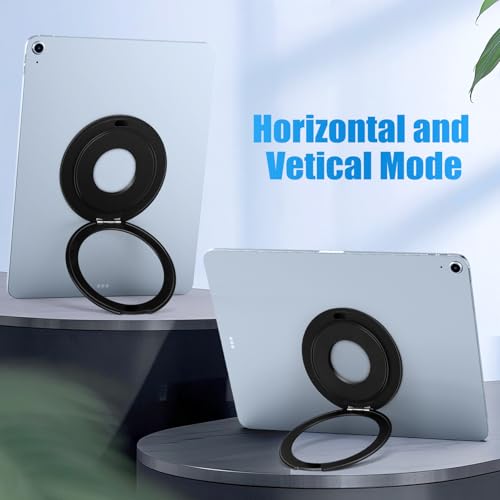Aerbeis Universal Tablet Mount Holder Stand for iPad - 360° Rotating Tablet Ring Holder Handle Bracket Mount Hand Grip for iPad, Pro, Air, Mini, Samsung Tab, Fire, Kindle, E-Book Compatible to MagSafe Stand - Image 2