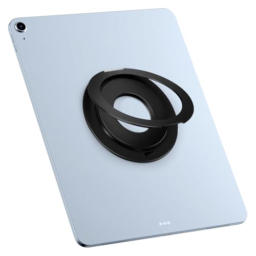 Aerbeis Universal Tablet Mount Holder Stand for iPad - 360° Rotating Tablet Ring Holder Handle Bracket Mount Hand Grip for iPad, Pro, Air, Mini, Samsung Tab, Fire, Kindle, E-Book Compatible to MagSafe Stand - Image 1
