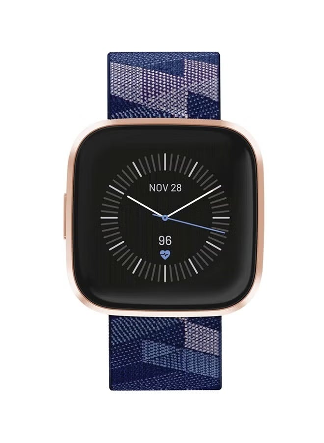FitBites Fitbit Versa 2 Special Edition (NFC) Smartwatch Navy/Pink Aluminum - Image 2
