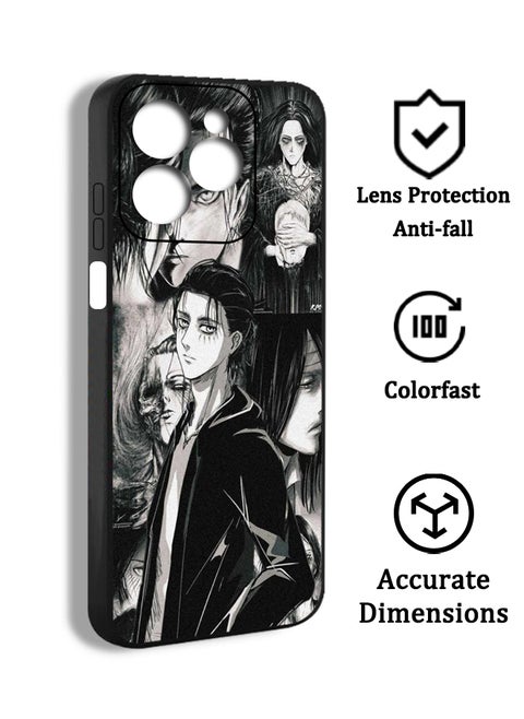 Phone Case Cover Attack on Titan Eren Jaeger Infinix Smart 8 AOT03 With Print