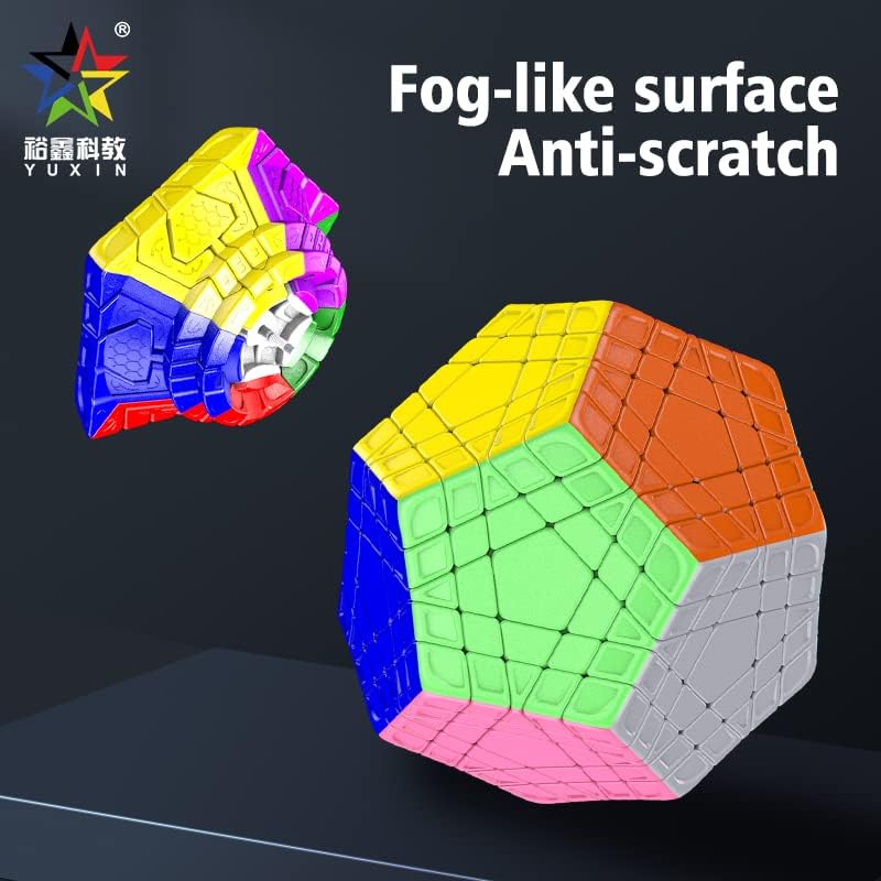 Cuberspeed Yuxin gigaminx stickerless 12 Sided Cube Megaminx 5x5 Layer Speed Cube Gigaminx 5x5 Puzzle Cube - Image 4