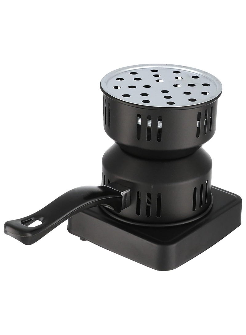 بريمو بلس موقد فحم كهربائي, موقد كهربائي متعدد الوظائف وبشعلة نار واحدة- مناسب للشواء، الغلاية، لاشعال النار والفحم، مطلي بالبورسلين مع مقبض قابل للازالة - Image 4