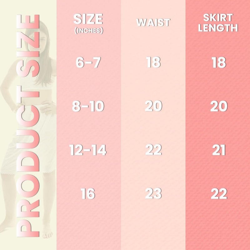 Rosette ロゼット Girls Half Slip - Cling Free - Nylon Material - Image 5