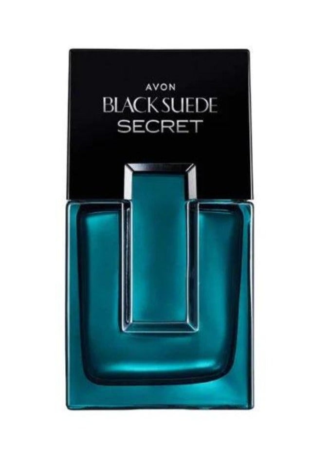 AVON Black Suede Secret Eau de Toilette For Him 75ml - Image 1
