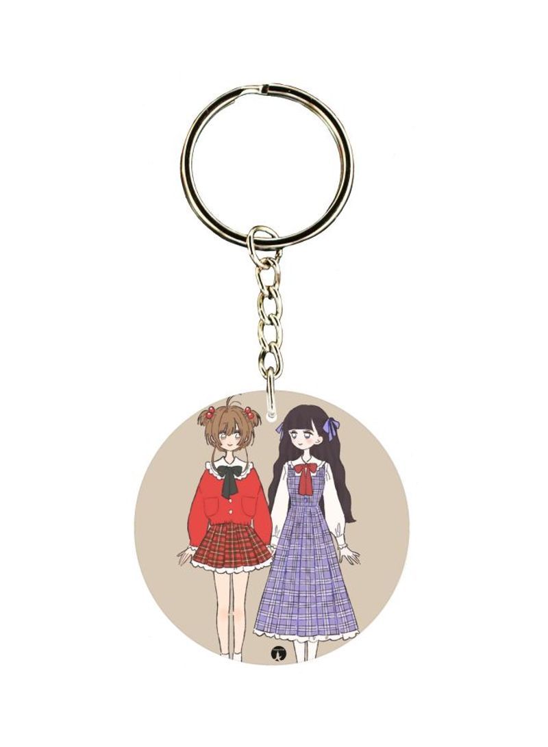 RKN Girl Printed Keychain