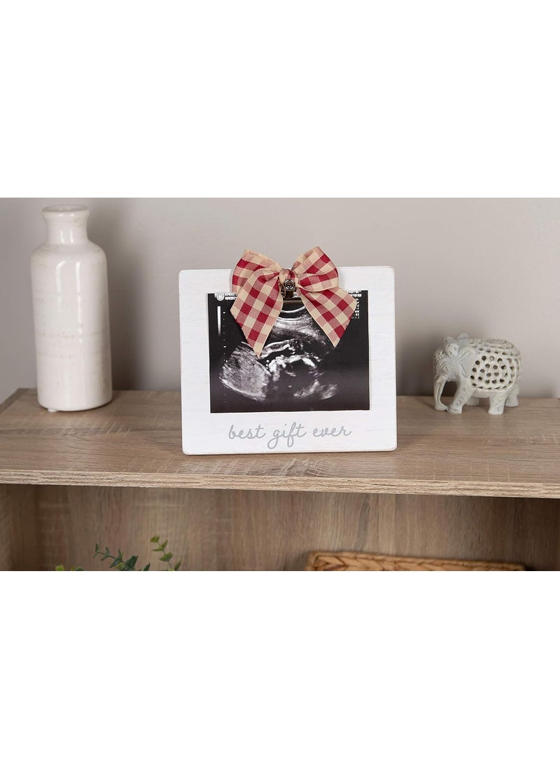 pearhead Pearhead Holiday Sonogram Picture Frame Rustic Christmas Home Dcor Baby Announcement Frame Nursery Gift for Expecting Moms Christmas Ideas for New Moms  - Image 2