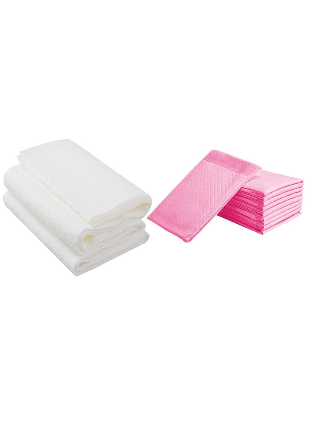 STAR BABiES Combo Pack Diposable Changing Mat 10Pcs With Disposable Towel Pack Of 3 Pink